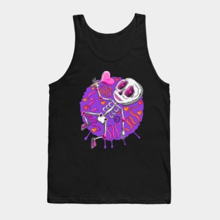 Cute Skeleton- I Got You - A Heart Lollipop - Día De Los Muertos Tank Top